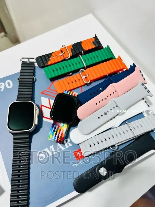 Y90 Ultra Smartwatch with 11 Straps And 2 Watch - Image 2