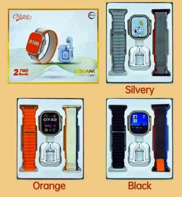 D100 Smart Watch & Ultrapods Max
