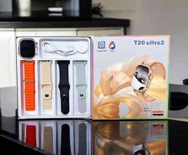 T20 Ultra-2 Smart Watch 4 in 1